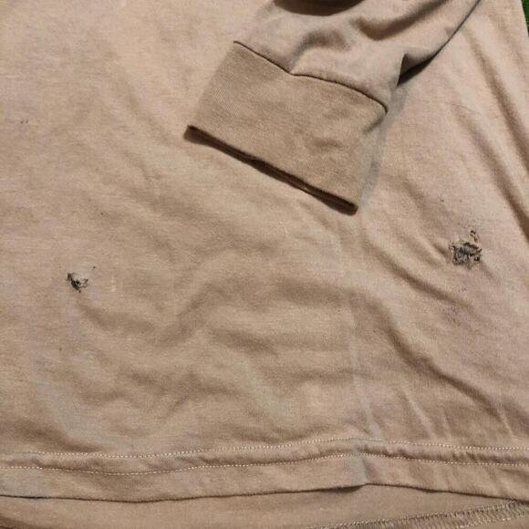 Distressed ‘Savage Not Average’ Tee with Long Sleeve Print - Picture 4 of 8